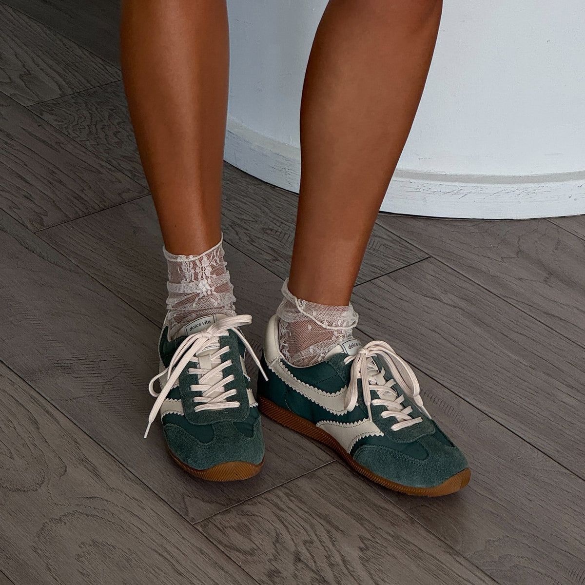 Limit Green Nylon Sneakers | Dolce Vita Latest