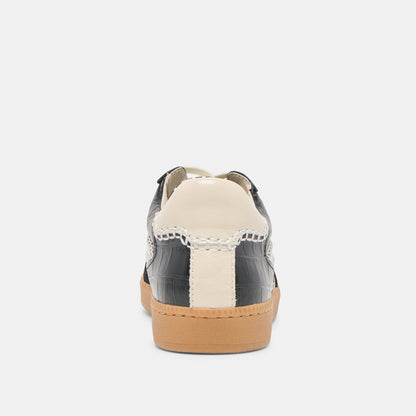 NOTICE STITCH SNEAKERS NOIR CROCO EMBOSSED LEATHER
 – Dolce Vita | Dolce Vita Exclusive