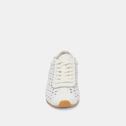 DANIE EYELET PERF SNEAKERS TRUE WHITE LEATHER
 – Dolce Vita | Dolce Vita Classic