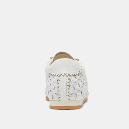 DANIE EYELET PERF SNEAKERS TRUE WHITE LEATHER
 – Dolce Vita | Dolce Vita Classic