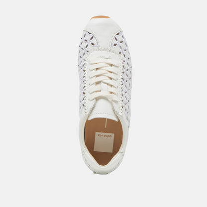 DANIE EYELET PERF SNEAKERS TRUE WHITE LEATHER
 – Dolce Vita | Dolce Vita Classic