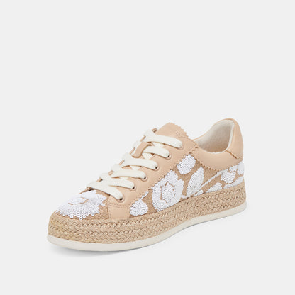 AZALIA SNEAKERS NATURAL MULTI FLORAL SEQUIN
 – Dolce Vita | Dolce Vita Popular