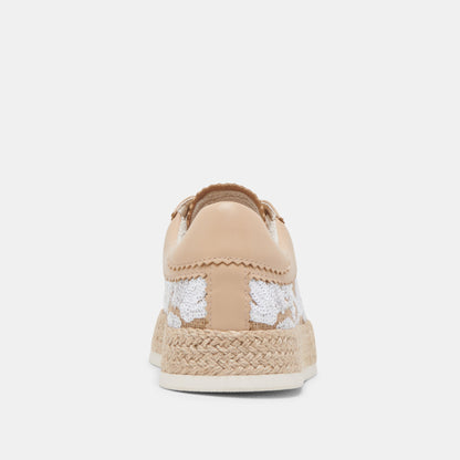 AZALIA SNEAKERS NATURAL MULTI FLORAL SEQUIN
 – Dolce Vita | Dolce Vita Popular