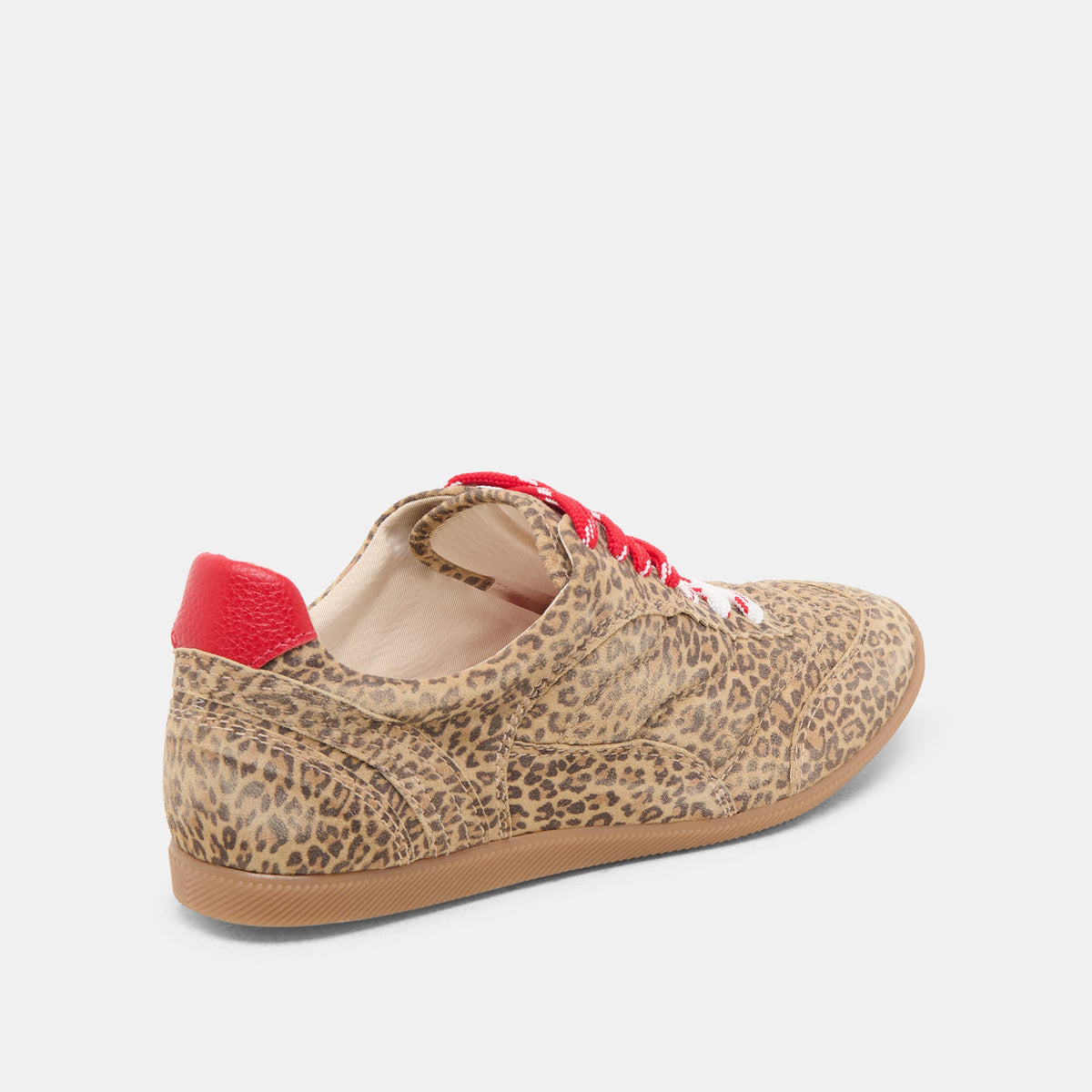 Laini Tan Leopard Printed Suede Sneakers | Dolce Vita Everyday