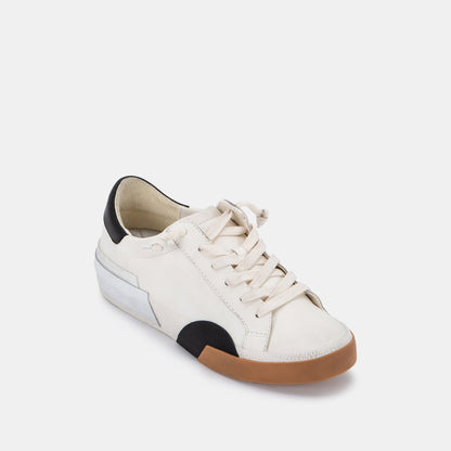 ZINA SNEAKERS WHITE BLACK LEATHER
 – Dolce Vita | Dolce Vita Smart Buy