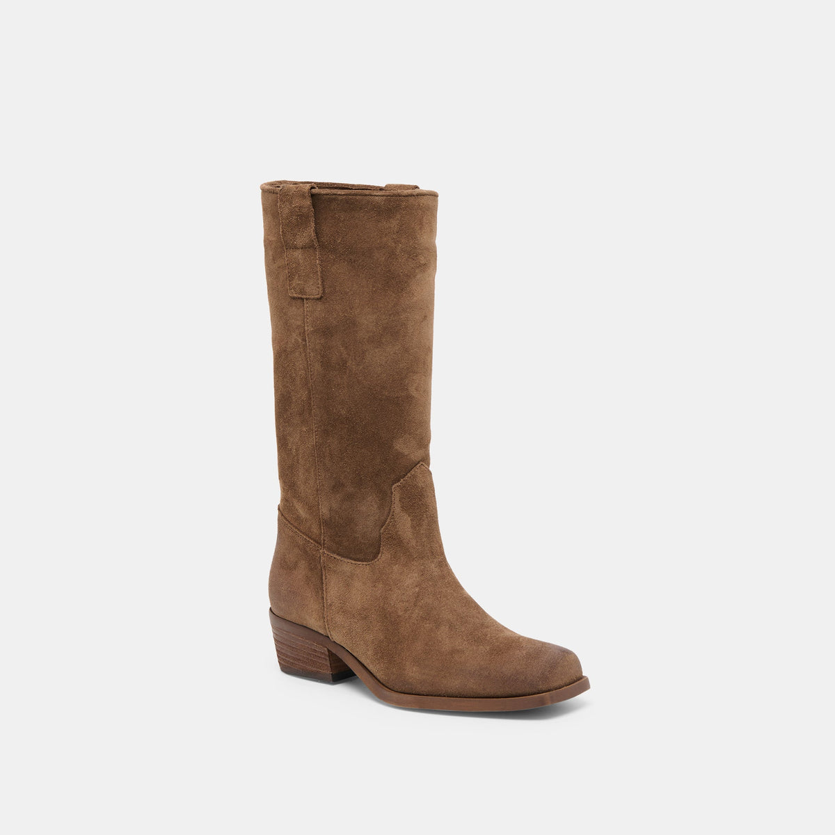 Romie Chocolate Suede Boots | Dolce Vita Latest