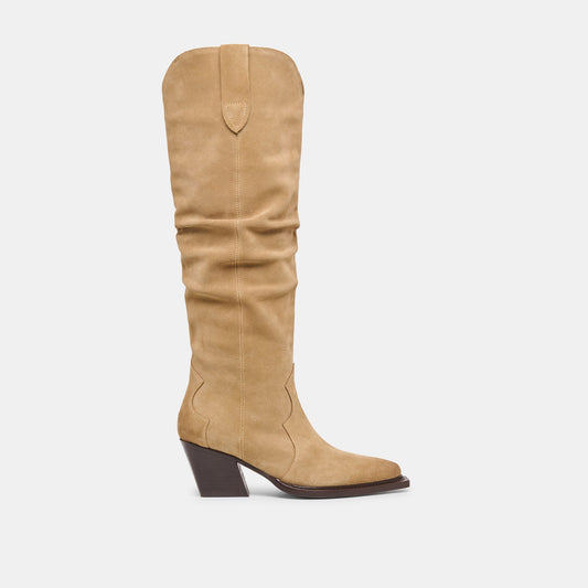 Buckly Camel Suede Boots | Dolce Vita Deals