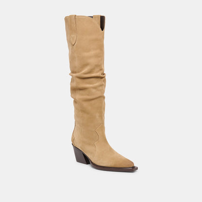 Buckly Camel Suede Boots | Dolce Vita Deals