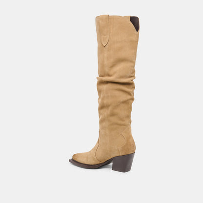 Buckly Camel Suede Boots | Dolce Vita Deals