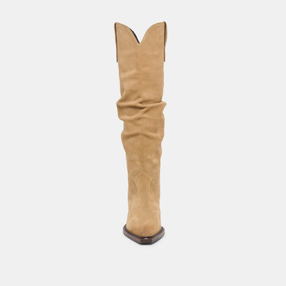 Buckly Camel Suede Boots | Dolce Vita Deals