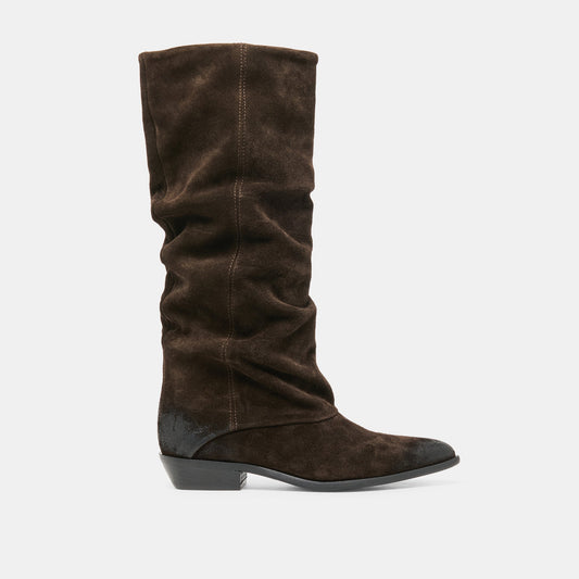Marla Dk Brown Suede Boots | Dolce Vita Trending