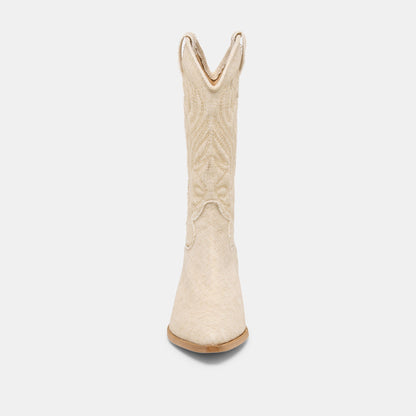 Tanner Bone Fabric Boots | Dolce Vita Trusted