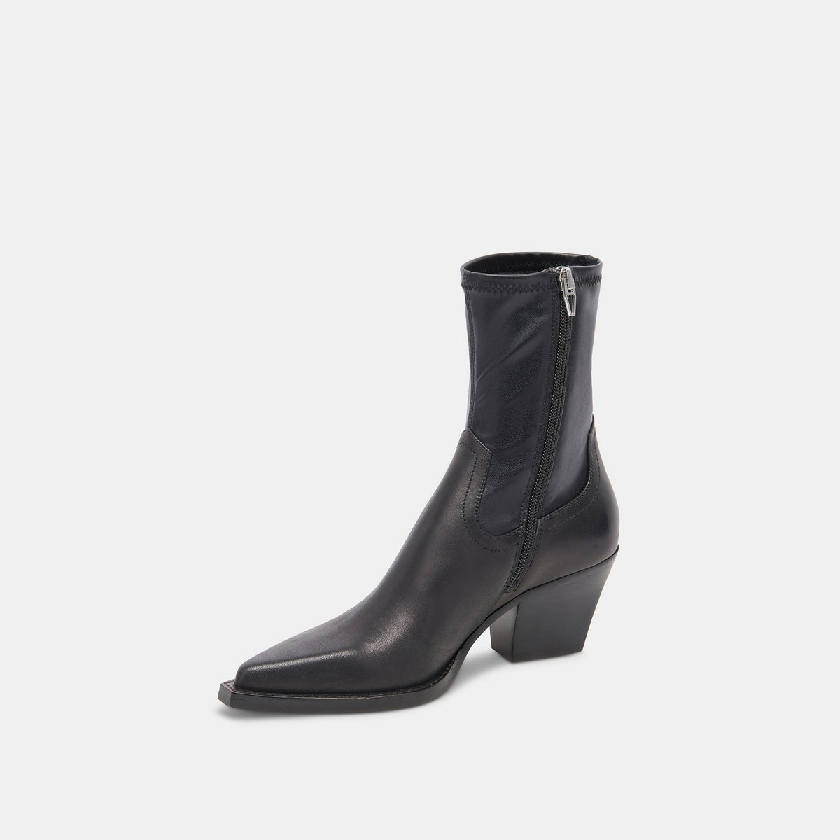 Rutger Boots Black Leather | Women's Black Leather Mid-Ankle Boots
 – Dolce Vita | Dolce Vita Trending