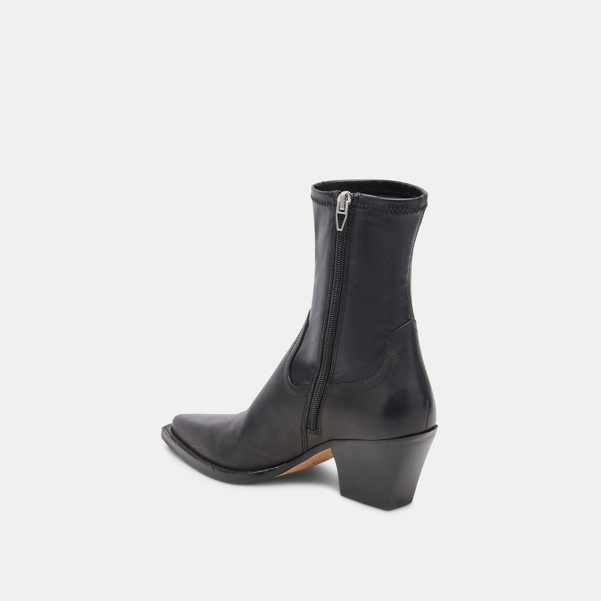 Rutger Boots Black Leather | Women's Black Leather Mid-Ankle Boots
 – Dolce Vita | Dolce Vita Trending