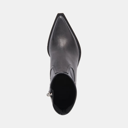 Rutger Boots Black Leather | Women's Black Leather Mid-Ankle Boots
 – Dolce Vita | Dolce Vita Trending