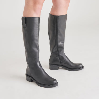 Glory H2O Waterproof Black Leather Boots | Dolce Vita Special Offer