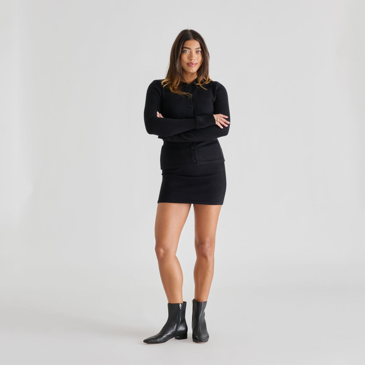 Tarine Black Leather Booties | Dolce Vita Great Value