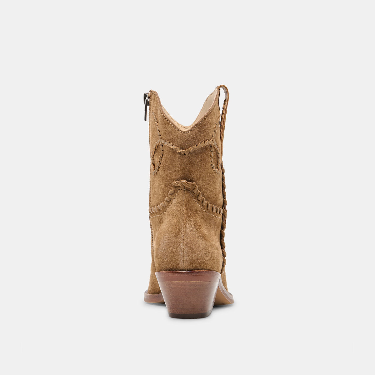 RUDO Lt Brown Suede Western Pointed-Toe Ankle Boots | Dolce Vita Smart Buy