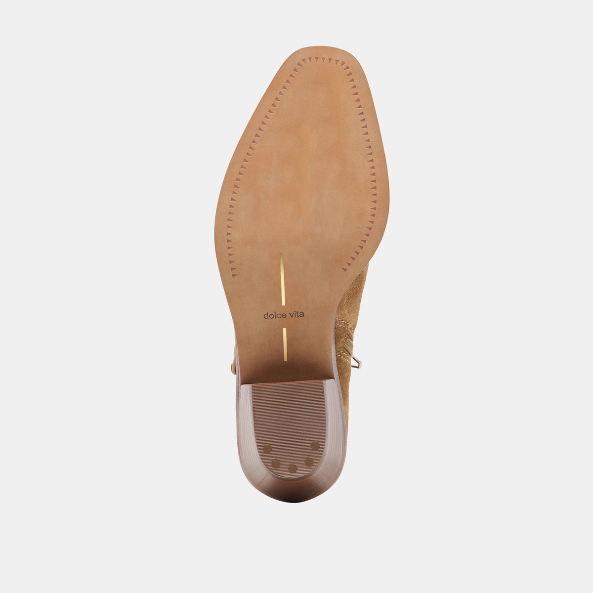 RUDO Lt Brown Suede Western Pointed-Toe Ankle Boots | Dolce Vita Smart Buy