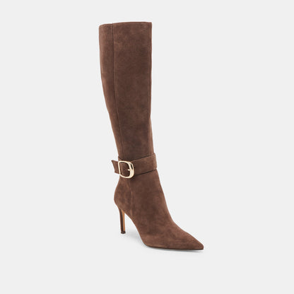 KINZY BOOTS DK BROWN SUEDE
 – Dolce Vita | Dolce Vita Trending