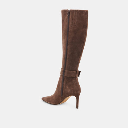 KINZY BOOTS DK BROWN SUEDE
 – Dolce Vita | Dolce Vita Trending