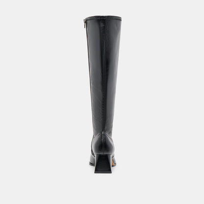 Alivia Black Leather Boots | Dolce Vita Quality