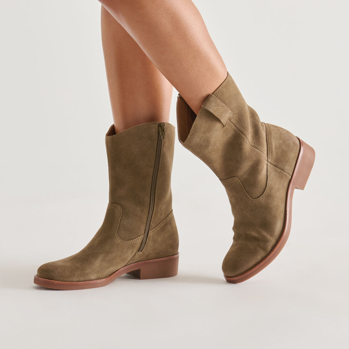 Haline H2O Olive Suede Waterproof Boots | Dolce Vita Customer Favorite