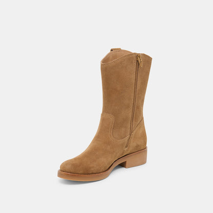 Haline H2O Lt Brown Suede Waterproof Boots | Dolce Vita Sale