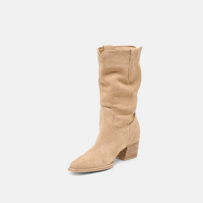 Vergil Camel Suede Boots | Dolce Vita Classic