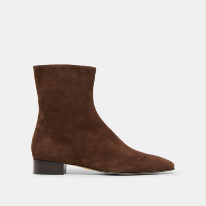 Tarine Dk Brown Nubuck Booties | Dolce Vita Latest