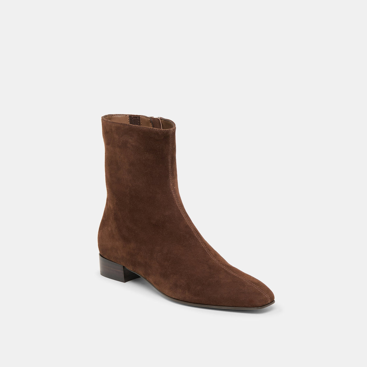 Tarine Dk Brown Nubuck Booties | Dolce Vita Latest