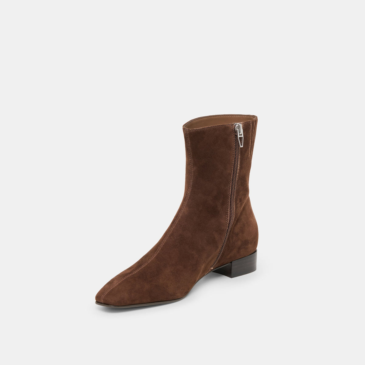 Tarine Dk Brown Nubuck Booties | Dolce Vita Latest