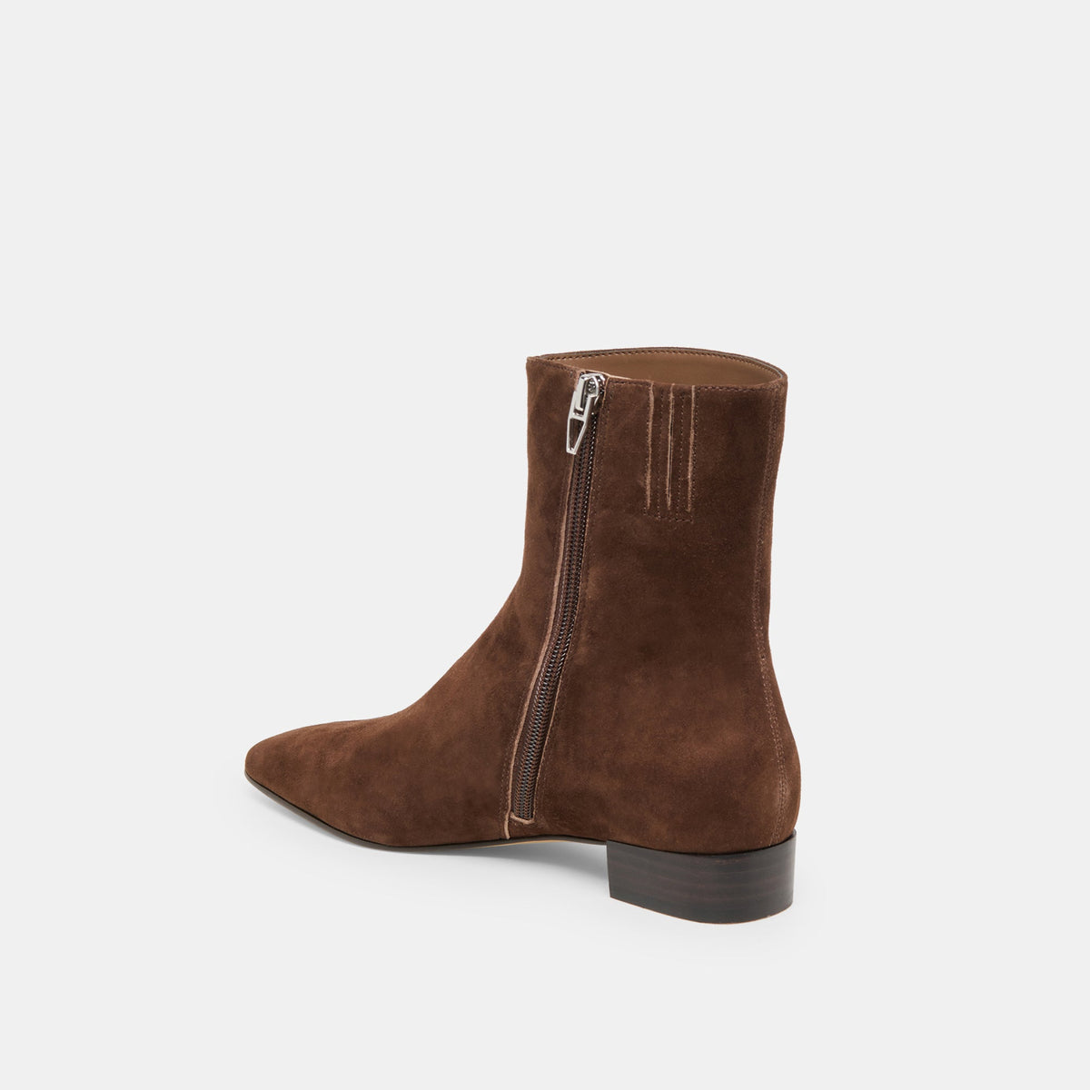 Tarine Dk Brown Nubuck Booties | Dolce Vita Latest
