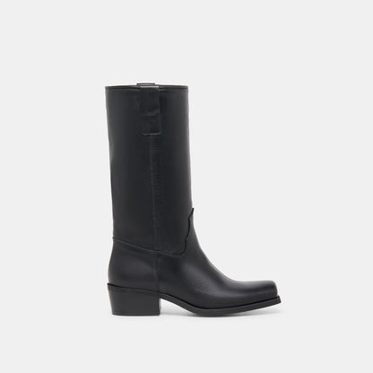 Romie Black Leather Boots | Dolce Vita Customer Favorite