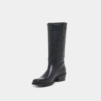 Romie Black Leather Boots | Dolce Vita Customer Favorite