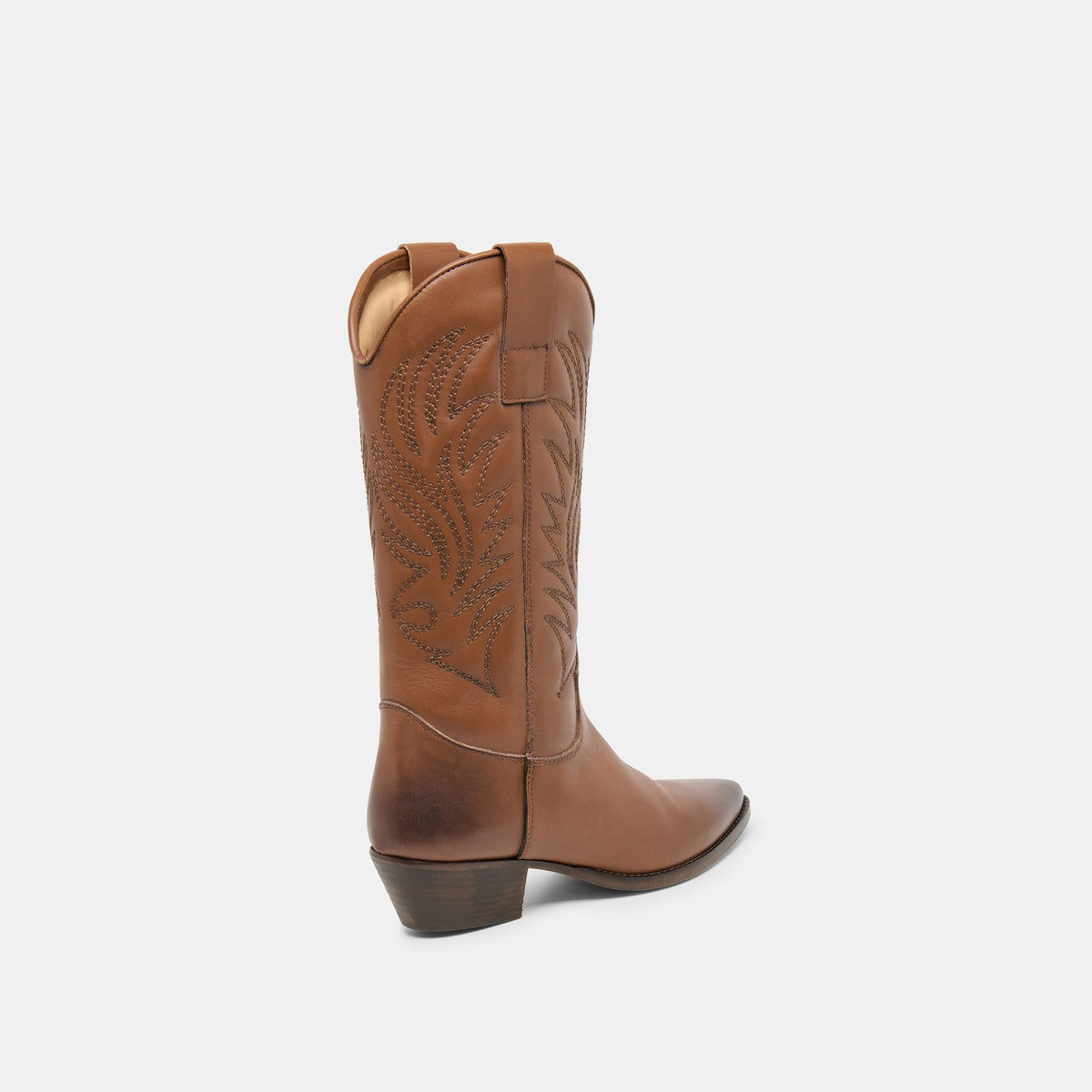 Tanner Chestnut Leather Boots | Dolce Vita Best Price