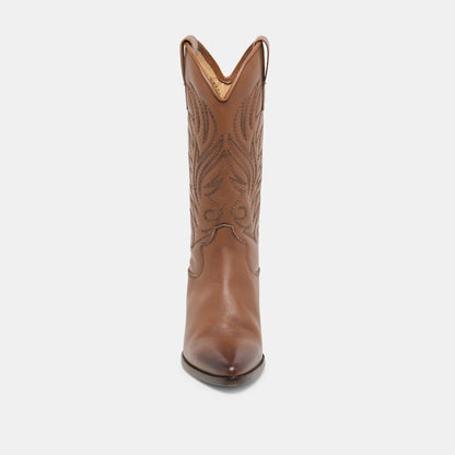 Tanner Chestnut Leather Boots | Dolce Vita Best Price