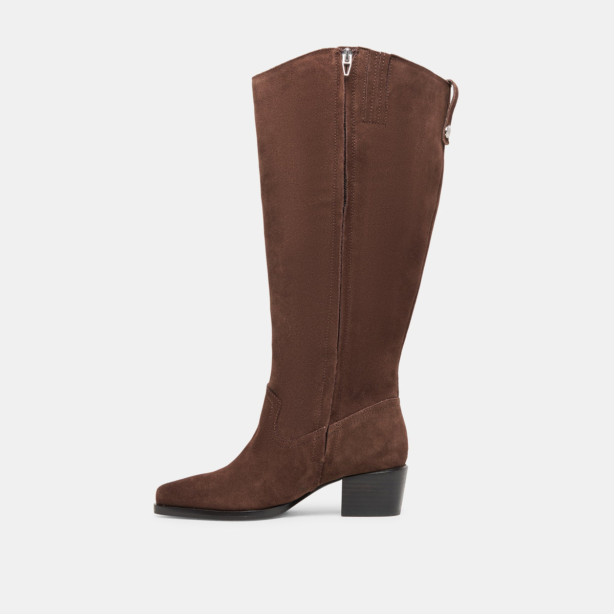 Virona H2O Waterproof Dk Brown Suede Extra Wide Calf Boots | Dolce Vita Classic