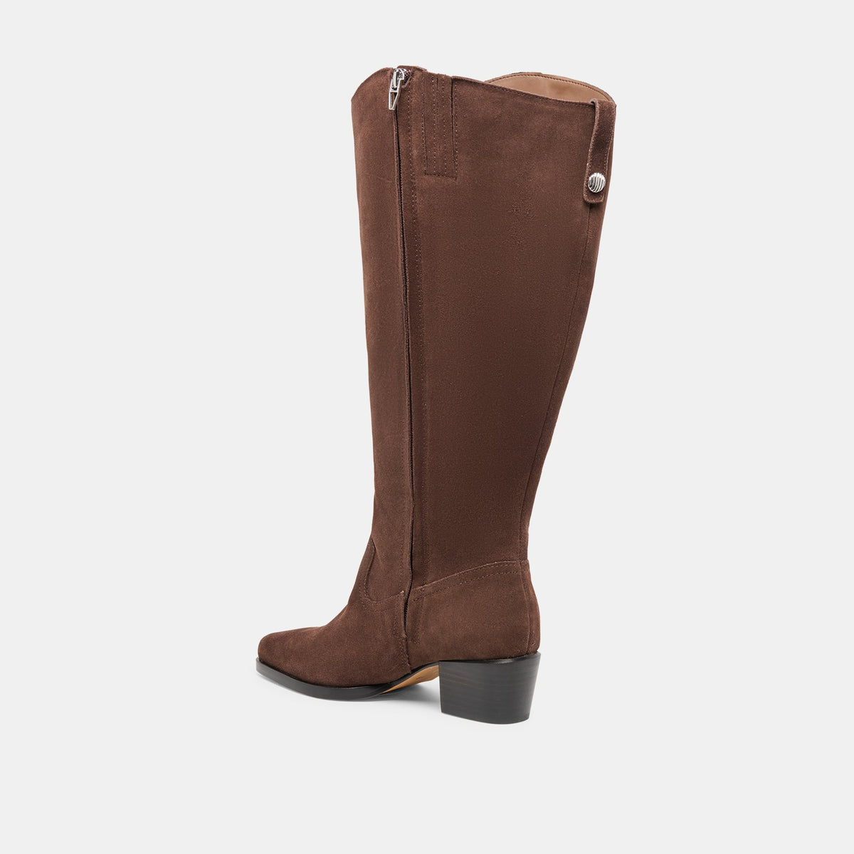 Virona H2O Waterproof Dk Brown Suede Extra Wide Calf Boots | Dolce Vita Classic