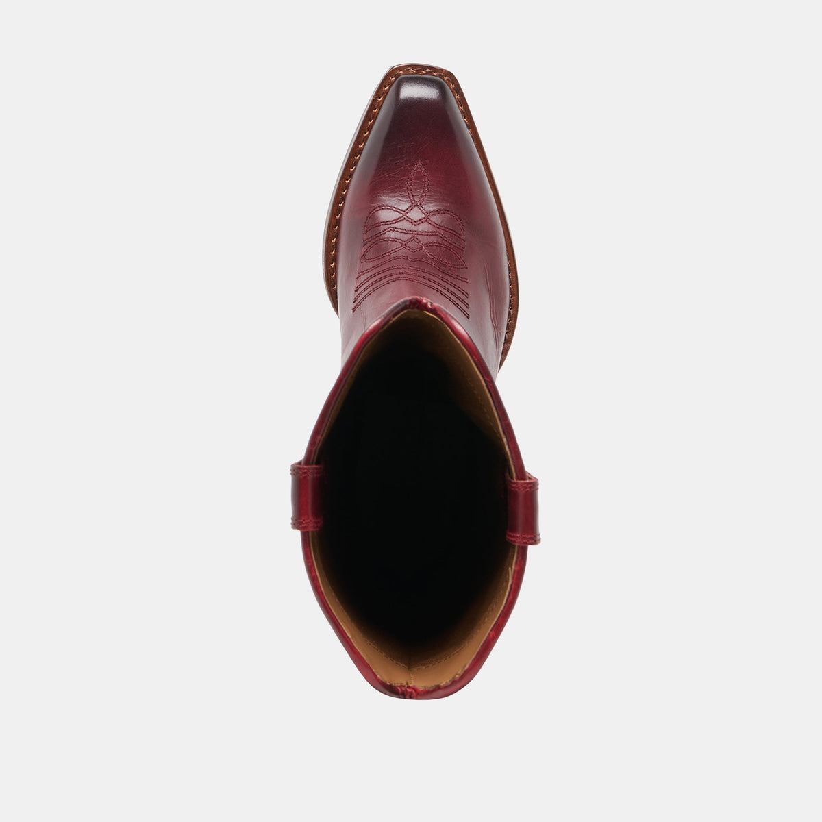 VIGLA Garnet Leather Pointed-Toe Western Boots | Dolce Vita Top Pick