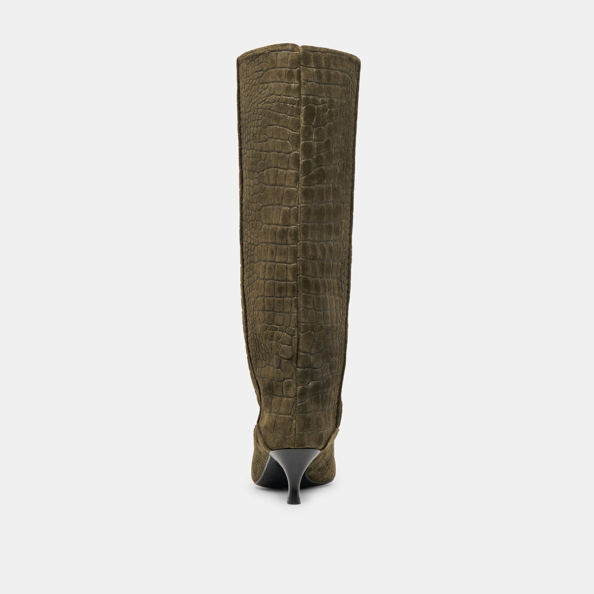 Roxla Olive Croco Embossed Leather Boots | Dolce Vita Quality
