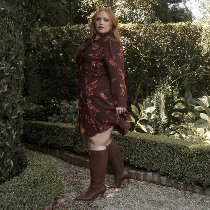 Gyra Extra Wide Calf Chocolate Boots | Leather Wide Calf Boots
 – Dolce Vita | Dolce Vita Deals