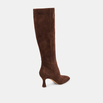 GYRA BOOTS DK BROWN SUEDE
 – Dolce Vita | Dolce Vita Popular