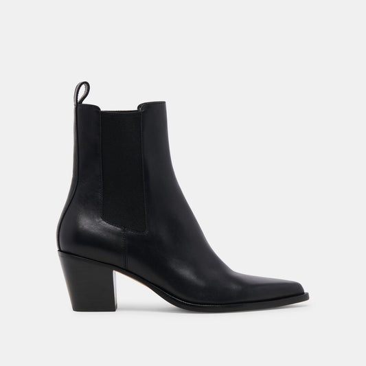 SHADIE H2O WIDE BOOTIES BLACK LEATHER
 – Dolce Vita | Dolce Vita Sale