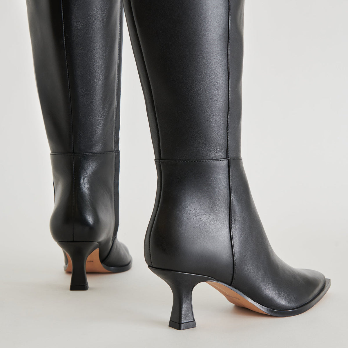 Auggie Black Leather Boots | Dolce Vita Great Value