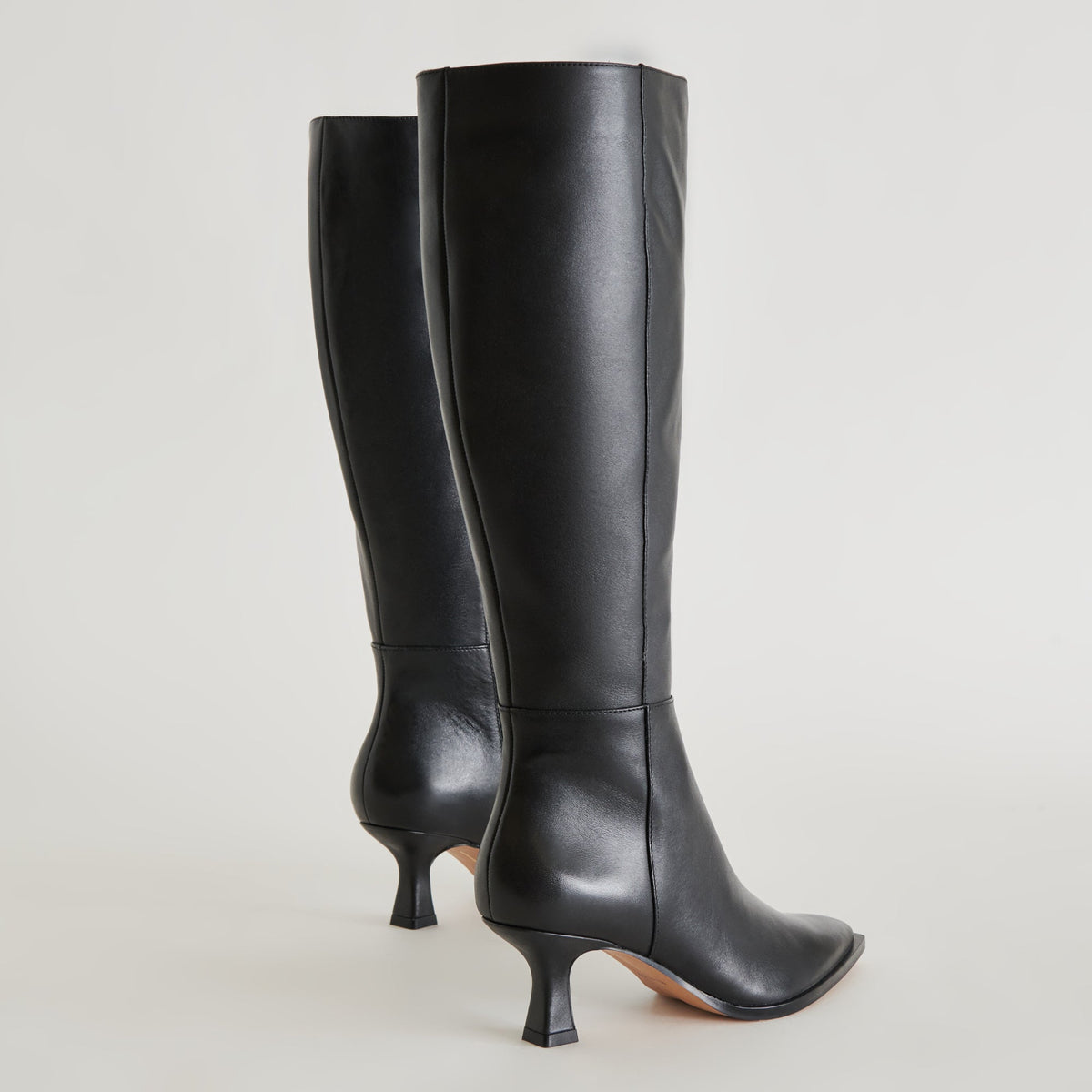 Auggie Black Leather Boots | Dolce Vita Great Value