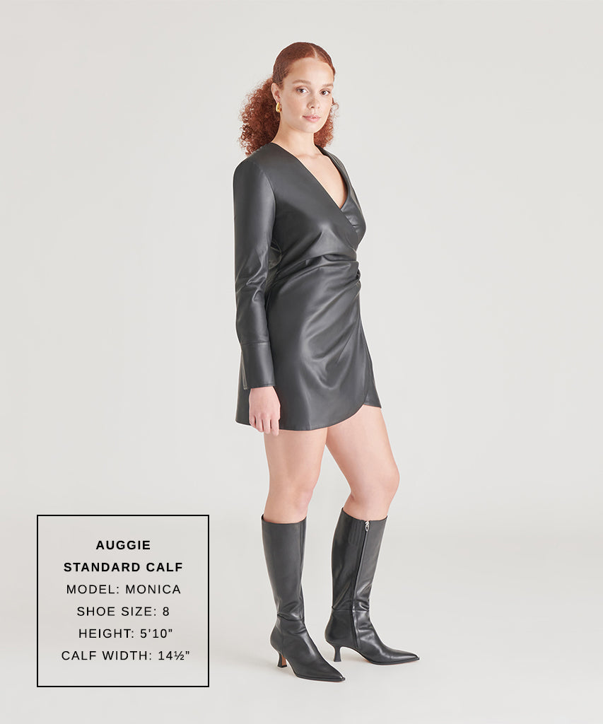 Auggie Black Leather Boots | Dolce Vita Great Value