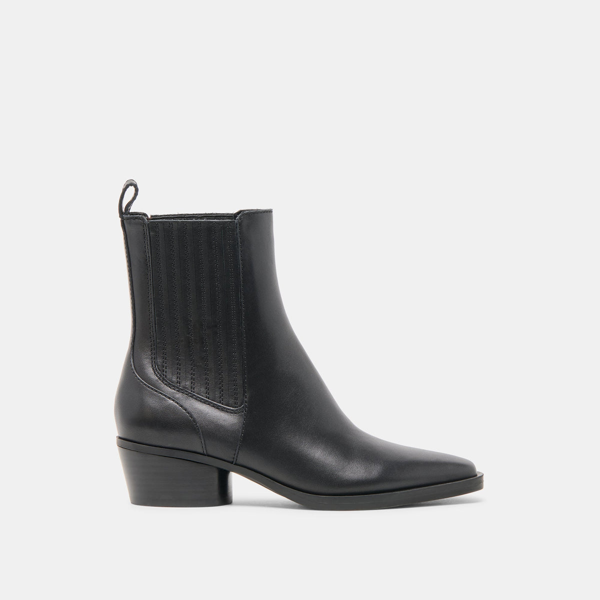 Faint H2O Waterproof Black Leather Booties | Dolce Vita Latest