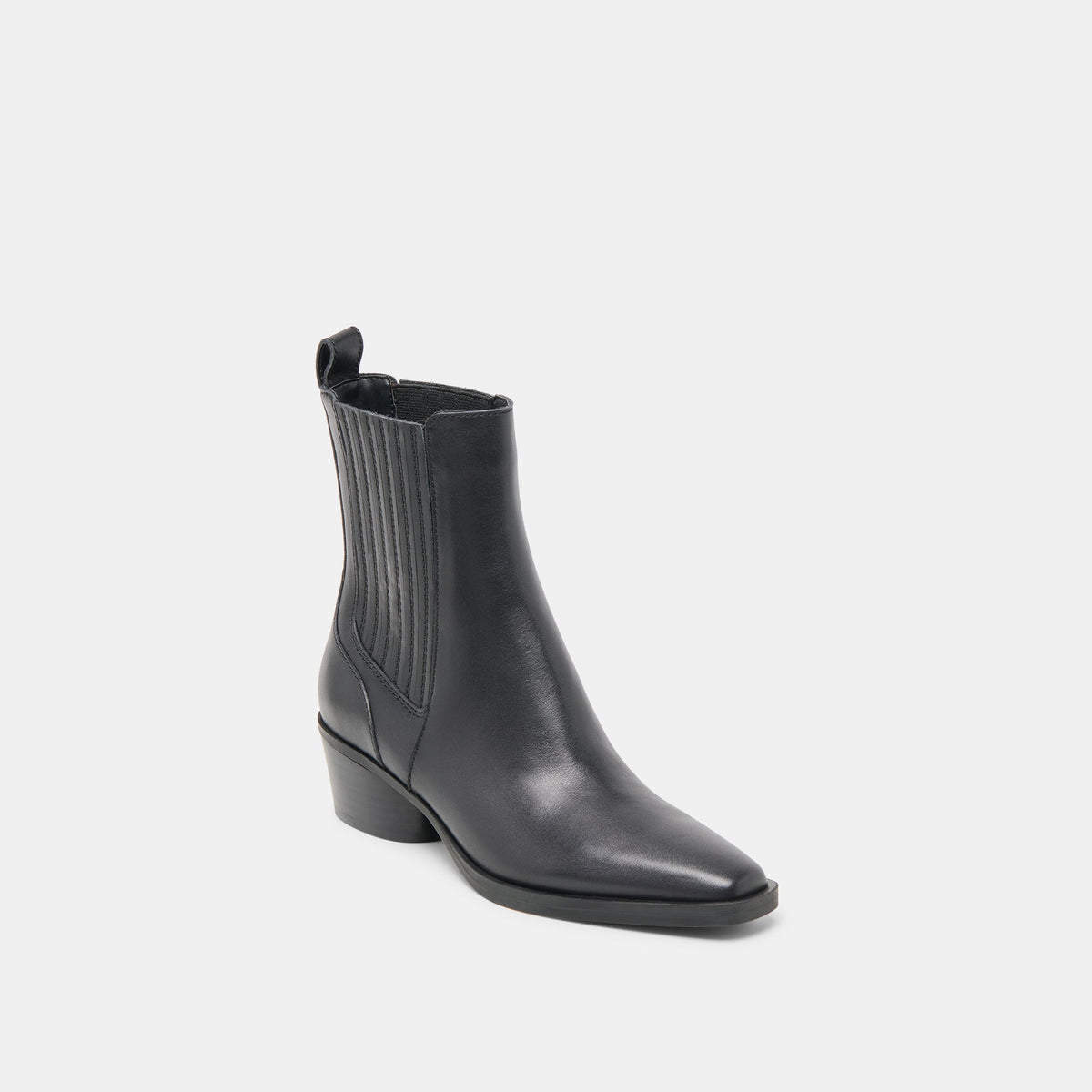 Faint H2O Waterproof Black Leather Booties | Dolce Vita Latest