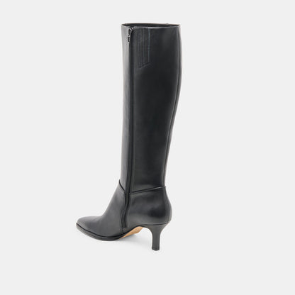 Aldy Black Leather Boots | Dolce Vita Featured